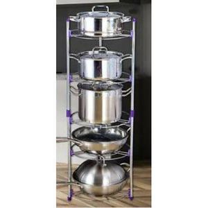 Storage Pot Rack/Stands - 5 Tiers