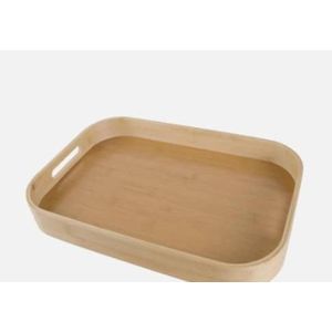 Rectangular shape bamboo tray