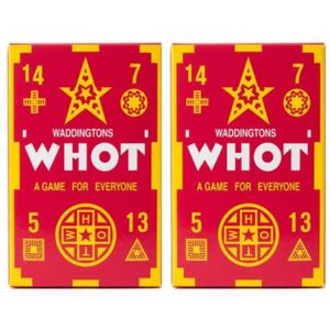 Whot Waddingtons Card Game - Classic Family Game ×2