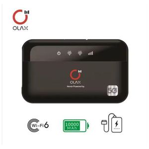 OLAX M100 4g Sim Router 10000mAh Powerbank 300mbps Wifi6 Router Global 2.4g 5.8g Wireless Mobile Wifi Router Pocket Outdoor Wifi