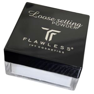 Flawless I'vy Translucent Loose Setting Powder - No Flashback, Tone-Match Shades for All Skin Tones (Banana, Honey, Butter)