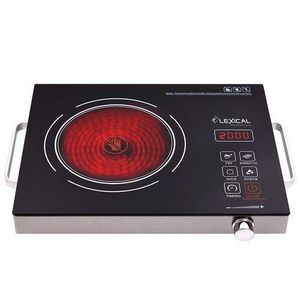 Lexical Infrared Electric Cooker with LED Display & Touch Controls