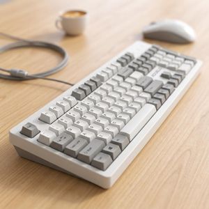 Wired Keyboard and Mouse Combo for Office Work – Full-Size Keyboard with Numeric Keypad and Matching Mouse, Classic Business Design, Comfortable Typing, Smooth Response, Reliable Desktop Set for Windows PC, Laptop, Home Office, Students Laptop