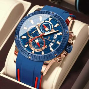 POEDAGAR Precise 30 ATM Deep Waterproof Automatic Mechanical Movement Blue Classic Wrist Watch For Men