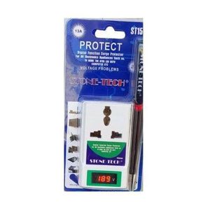 Stone  13A Voltage Display Fridge TV Guard Surge Protector