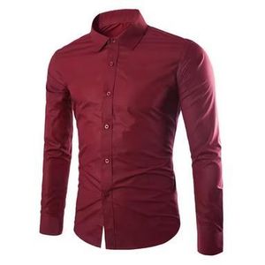 Men's Corporate Quality Plain Office Long Sleeve Shirt