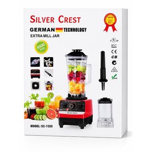 SILVER CREST 2L Industrial 8500W 9525 Motor Dry Grinder Blender With 2 Jar