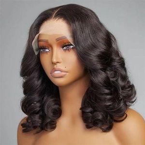 Loose Wave 13x4 HD Lace Front Wig Pre Plucked Hairline With Baby Hair