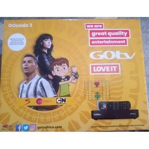 Gotv HDMI Decoder + Antenna + Remote + Adapter