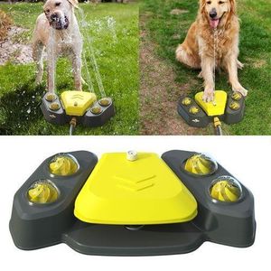 TD Dog Automatic Pedal Water Dispenser - Yellow