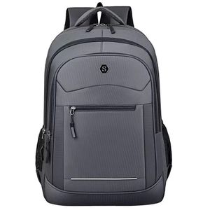 Heavy Duty Grey Laptop Bag Waterproof Backpack For Men And Women School Bag Office Travel Knapsack