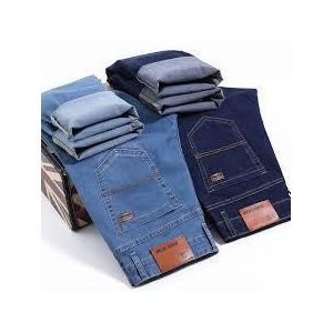 2 IN 1 High Quality Men Smart Stock Jeans- BLUE,SKYBLUE
