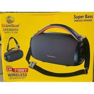 BoomBest LN-716BT powerful solid super deep bass portable home theater home/ office traveling indoor outdoor entertainment wireless Bluetooth speaker