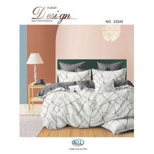 6ft by 6ft Duvet & Blanket With 4 Pillowcases - Bedding Set