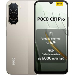 Poco C81 Pro - 6.9" (128GB ROM / 4GB RAM) 4G Dual SIM - 6000mAh - Gold