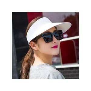 Foldable Wide Brim Packable Sun Hat Womens With Pearl Flower Visor