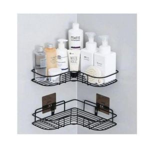 2Pcs Bathroom Corner Rack  