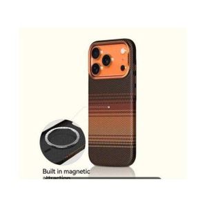 Carbon fiber back case with inbuilt magsafe for iPhone 17 pro max
