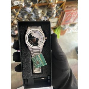  TRIM BLACK AND  WHITE ValenZo Plastic Ceramic Waterproof Sophisticated Wristwatch