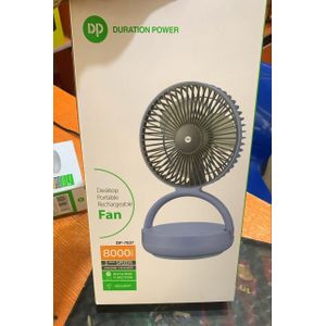 DP-7637 Desktop Portable Rechargeable Fan. 