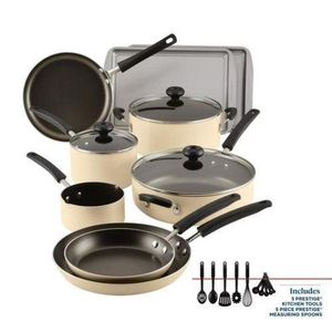 Farberware 22 Piece Non-stick Aluminum Cookware Set