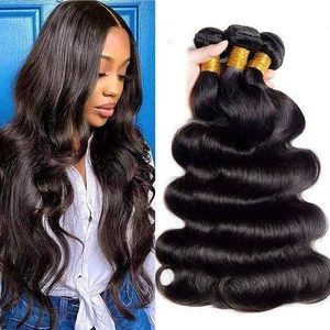  3 Bundles Virgin Remy Real Hair Wefts  - Unprocessed Bodywave Hair Extensions For Women