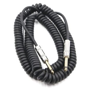 Guitar & Instrument Coiled Jack to Jack Cable