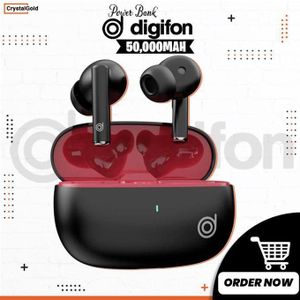 Digifon BoomAir Bass ENC Clear Calls Dual Mic Bluetooth 5.3 Heavy Bass Superior Audio Earbuds
