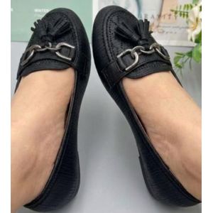 teen children girl flat shoes _ Black 