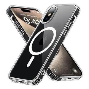 Magnetic clear Case for iPhone XS Max