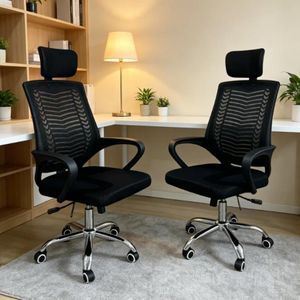 2units of ergonomic headrest desk chair