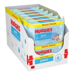 Huggies 12 Packs Of Pure Baby Wipes