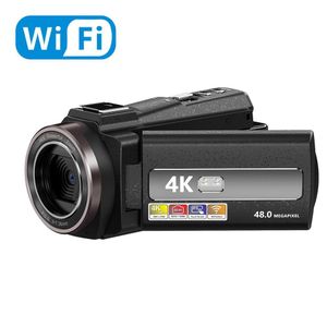 48MP Digital Professional WiFi IR Night Vision Camcorder for Streaming Live Youtube  4K Vlogging Camcorder With 3 inch Touch Screen