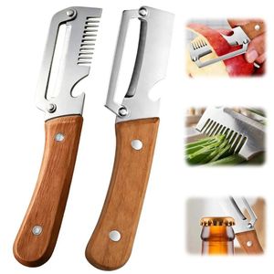 Multi-functional 3-in-1 Green Onion Chopper, Slicer, and Peeler Set, Available for Purchase as Single Items or in Multi-piece Sets.The Manual Slicer Produces Even and Neat Cuts with Effortless, Labor-saving Operation, Making It Suitable for Peeling