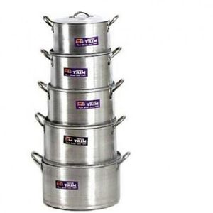 Tower Tower- 5 Quality Aluminium Pots - 18, 20, 22, 24 & 26cm