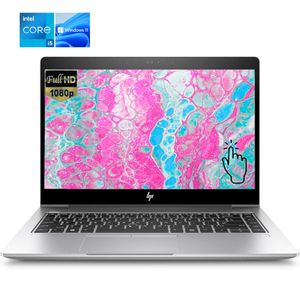 Hp  EliteBook 840 G6 TOUCHSCREEN Intel Core I5-8GB RAM/256GB SSD/Backlit Keyboard/FP Reader Windows 11 Pro+BAG