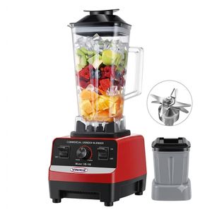 VINIKIZ Commercial Grinder Blender (Model: VB-100) – Living Food Diet Blender with Dry Mill Jar