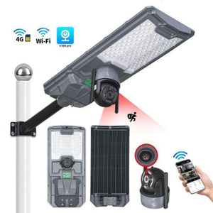 ESCLIGHTING Outdoor CCTV HD Camera Solar Street Light + Remote Control - WIFI, 4G - 3000W - Grey