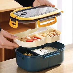 4Pcs Thermal Lunch Box Portable Leakproof Lunch Container Set Lunch  Container Set Leakproof Snack Lunchbox with Spoon Fork 2023