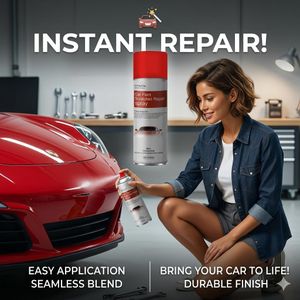 RED Spray Paint (Quick Dry)– Multipurpose Spray Gloss Finish for Metal, Wood, Plastic & More – Smooth, Quick-Dry Finish Aerosol DIY Spray Paint for metal wood wall Indoor & Outdoor Use