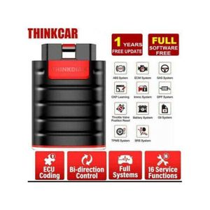 THINKDIAG OBD2 Scanner Bluetooth For ABS, SAS, TPMS, SAS, Battery Test, All System Bidirectional Diagnostic Scan With ECU Coding,15+ Service Functions All Software