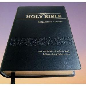 Holy Bible KJV Compact Reference,Easy to read,Concordance - Black Leather 