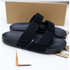 Men's Ultra-Comfort Dual Strap Adjustable Slide Sandals - Black Orthopedic Comfort Slides