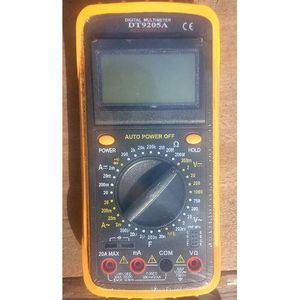 Digital Dt-9205a Multimeter Lcd Ac/dc Meter