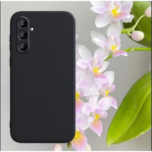 Samsung A27 Silicone Phone Case & Pouch With Camera Protection - Scratch Resistance, Shockproof Protective Case - ( Black )