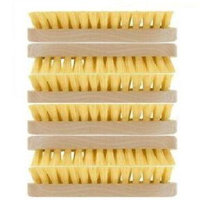 6 Pieces Wooden Scrub Cleaning Scrubbing Hard Brush