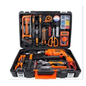 TOOLS BOX KIT SET WITH ELECTRIC DRILL 13MM MACHINE