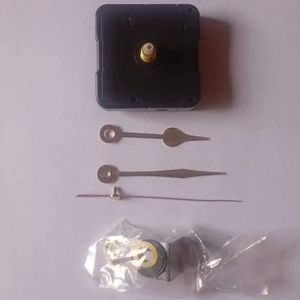 DIY Wall Clock Hands Set Metal – Silent Quartz Clock Needle Replacement Kit for Resin Clock, Home Decor & Craft A19 (Gold)