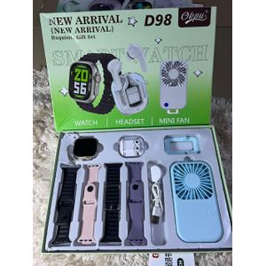 D98 new Arrival smart watch With quality hand fan 