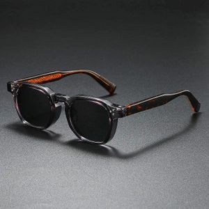 Sunglass High quality New Polarized Black Sunglasses Unisex Metal Core CP Frame With Stainless Steel Core and Polarized Lens Square Sun Glasses Rivets Man and Women Shades Driving Glasses 